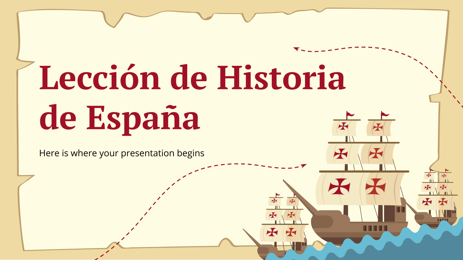 Lección de Historia de EspañaPPT模板